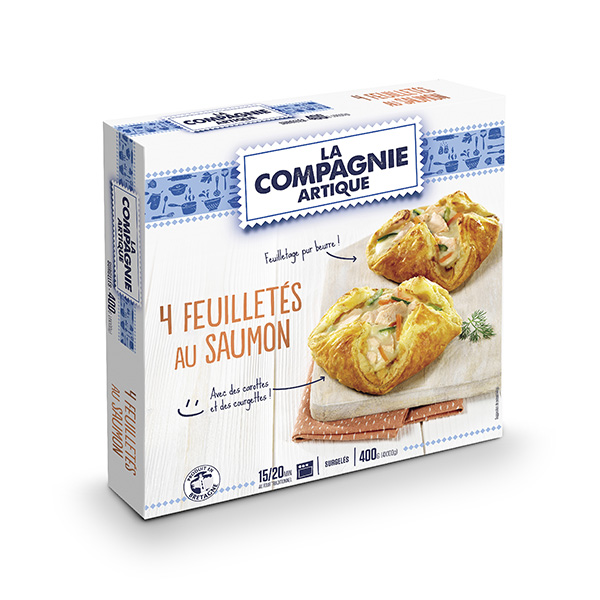 Feuilletés au saumon