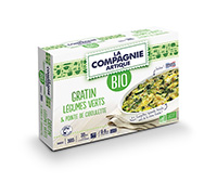 Gratin de légumes verts bio