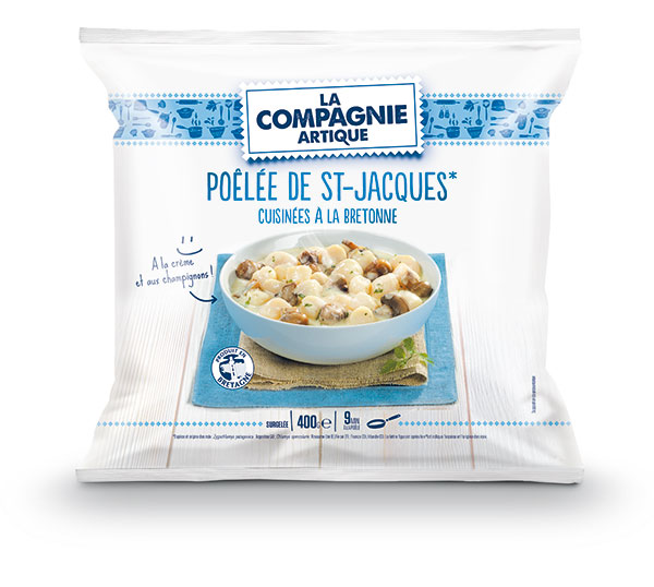 Poêlée de St-Jacques à la Bretonne