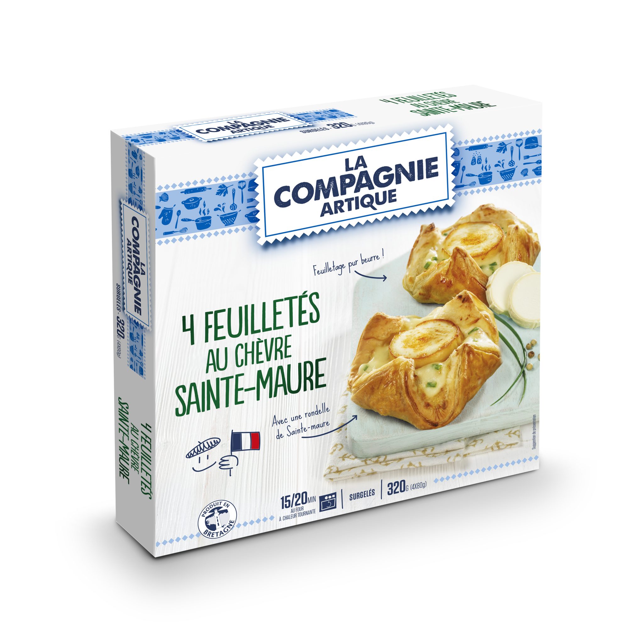 Feuilletés au chèvre Sainte-maure